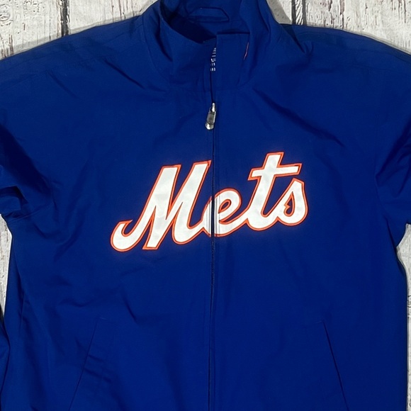 New York Mets Boys Youth Stitched Nike Sports MLB Zip Up Jacket - Picture 2 of 6